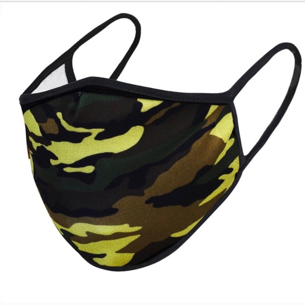 Camouflaged Designer face mask